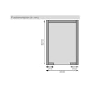 Vorschaubild Karibu Flachdach Garage mit Tor - 38 mm