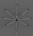 Vorschaubild doppler Pendelschirm ACTIVE 350 x 260, Aluminium Grau / 100 % Polyester 200 g/m²
