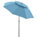 Vorschaubild doppler Strandschirm WINDPROFI 200 Manual, Aluminium Anthrazit / 100 % Polyester 80 g/m²