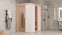 Vorschaubild Bertilo Sauna Model 1 Mini white - 58 mm