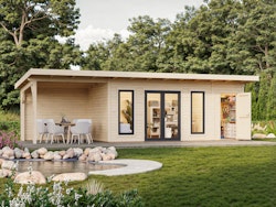 Palmako Gartenhaus Aurelia 16,7+7,9 m² - 44 mm