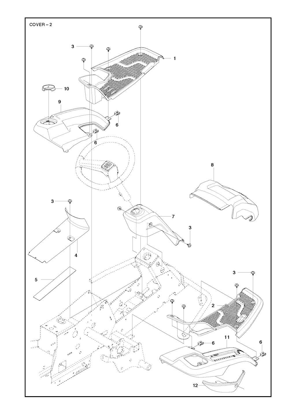 Explosionszeichnung Ersatzteile