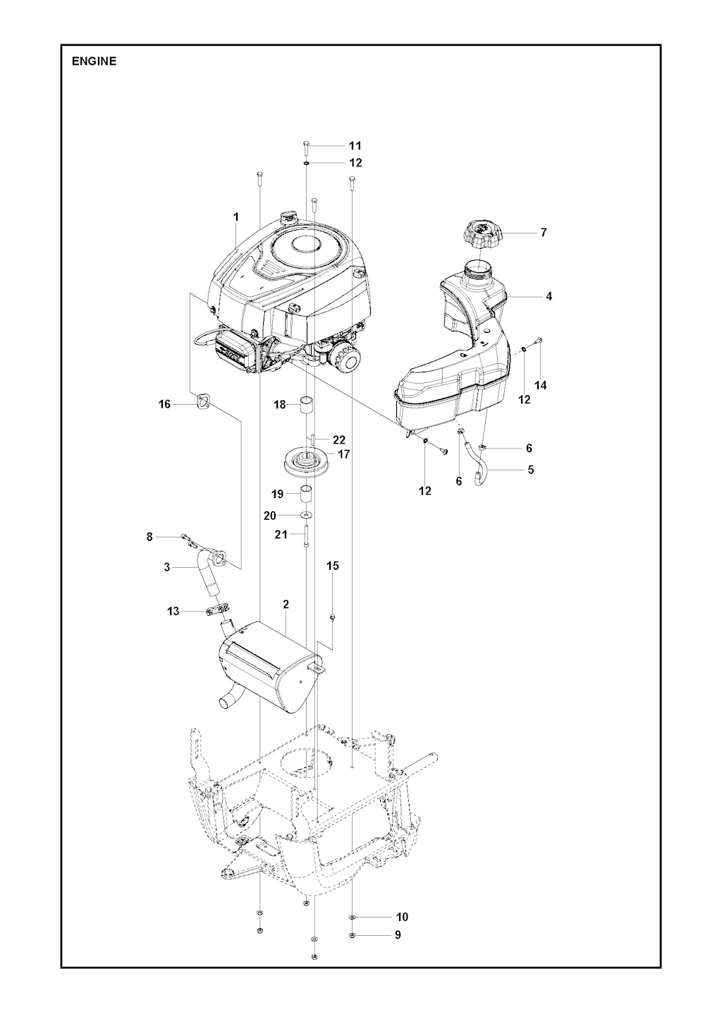 Explosionszeichnung Ersatzteile