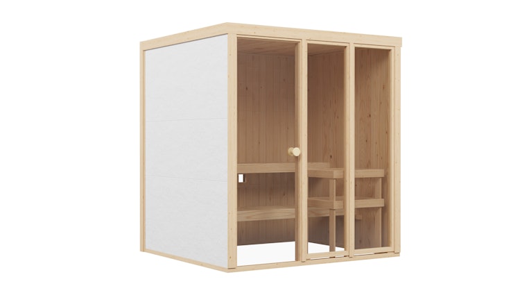 Bertilo Sauna Model 2 Medium white - 58 mm