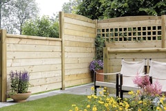 T&J TRELLEBORG-Set kdi, 13 Trelleborg-Bretter 180 x 14,5 cm, für eine Elementhöhe von ca. 180 cmZubehörbild