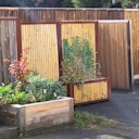 Vorschaubild BambusBASIS Hochbeet mit Sichtschutz Profile Corten