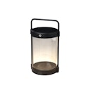 Vorschaubild Konstsmide LED Solar/USB-Laterne Crotone, schwarz, dimmbar (7822-750)