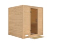 Vorschaubild Karibu Sauna Mojave - Massivholzsauna mit Fronteinstieg 38 mm inkl. gratis 9 kW Bio-Saunaofen im Wert von 719 €