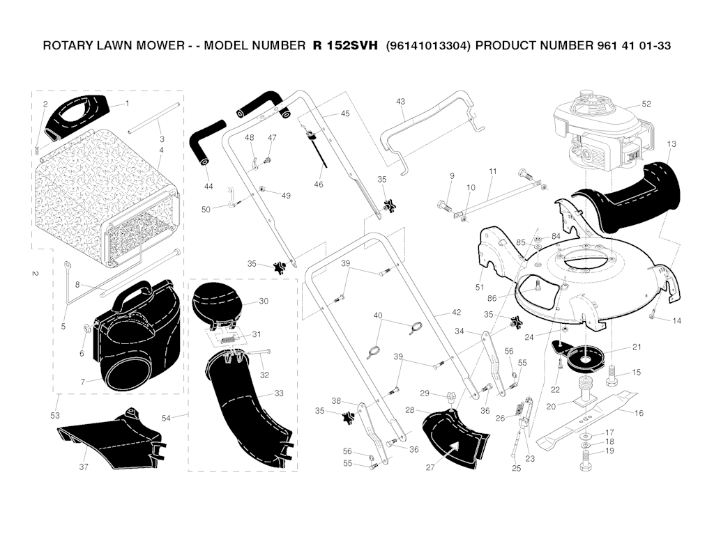 Explosionszeichnung Ersatzteile