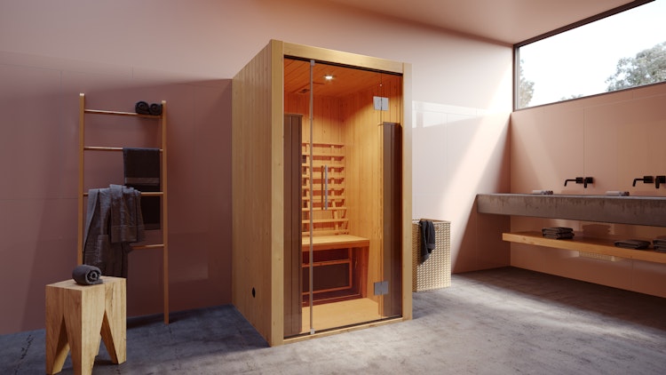 Weka Infrarot Wärmekabine Hamina Gr. 1 inkl. Linienstrahler