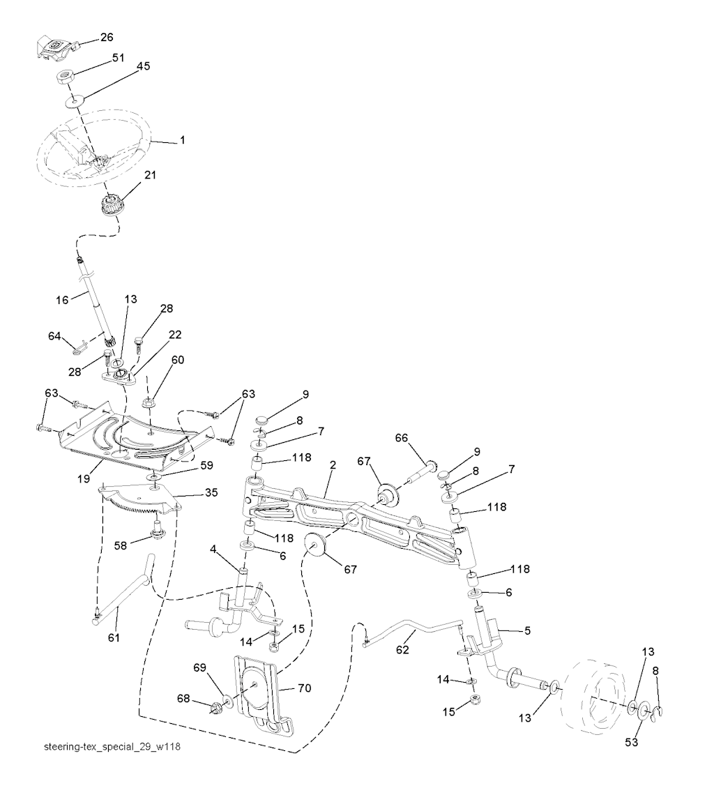 Explosionszeichnung Ersatzteile