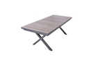 Vorschaubild Garden Pleasure Ausziehtisch AMELIA 200/260 x 100 cm, Aluminium Anthrazit / Keramik Eiche-Optik