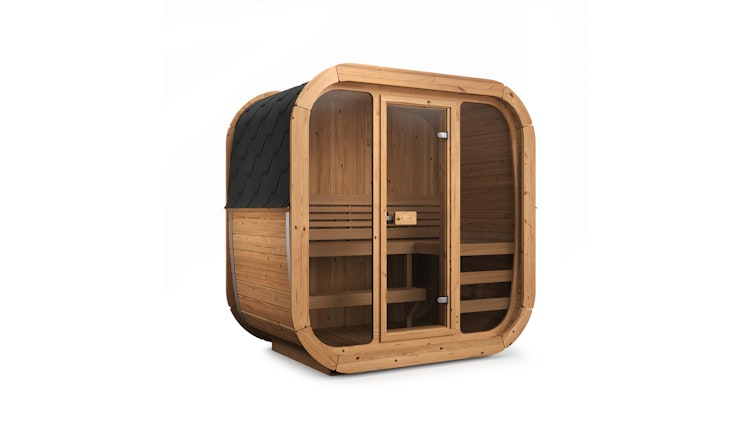 Weka Design Saunahaus Laadi 1 mit Thermoholz - 28/42 mm