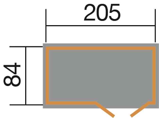 Weka Fahrrad- und Mülltonnenbox 367 - 19 mm