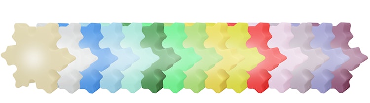 8 seasons design LED-Dekoleuchte Shining Crystal (RGB), verschiedene Größen