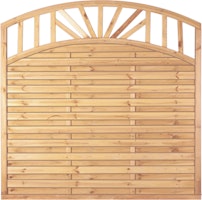 T&J FREIBURG Zaunelement Doppelbogen 180x180/160