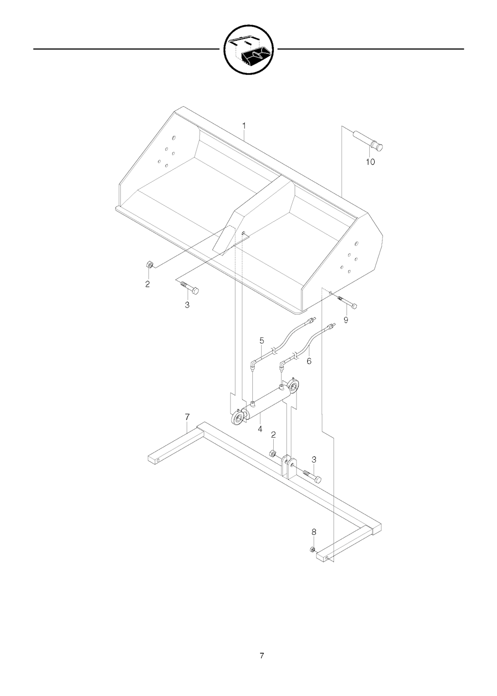 Explosionszeichnung Ersatzteile