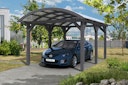 Vorschaubild Skan Holz Franken - Bogendach Einzelcarport aus Leimholz Breite 376 cm