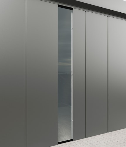 Hörmann Wandelement Motiv Design/ Modern mit bodentiefem Fenster