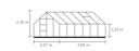Vorschaubild Halls Gewächshaus Universal - 9,9 m²