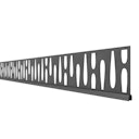 Vorschaubild Traumgarten SYSTEM Dekorprofil OMEGA Anthrazit