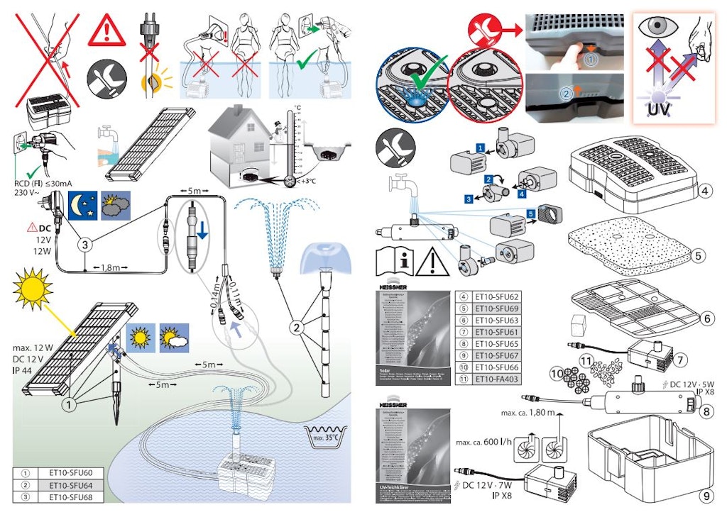 Explosionszeichnung Ersatzteile