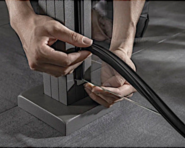 BM Gummidichtung schwarz, 15 lfm