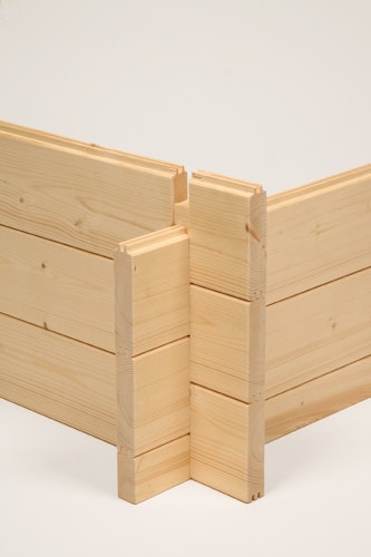 Wolff Finnhaus Gartenhaus Caro 34 Klassik XL