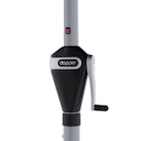 Vorschaubild doppler Mittelmastschirm ACTIVE 300 Auto Tilt LED, Aluminium Silber / 100 % Polyester Anthrazit