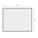 Vorschaubild Karibu Woodfeeling Gartenhaus Amberg 2/3/4/5 terragrau - 19 mm