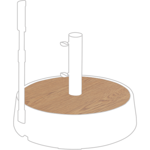 doppler Dekorplatte für Rollsockel EXPERT EASY MOVE SWITCH, Stahl