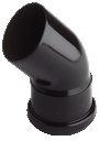 Vorschaubild Oase Verbindungsbogen schwarz DN 110/45°