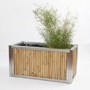 Vorschaubild BambusBASIS Hochbeet - Profile Edelstahl