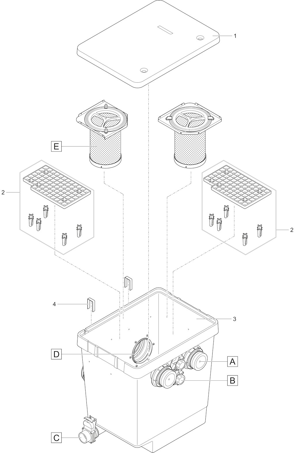 Explosionszeichnung Ersatzteile
