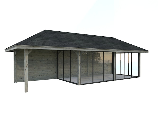 Palmako Pavillon Bianca 24,9 m² Set 218 Slide - 28 mm