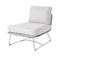 Vorschaubild Diamond Garden Lounge Mittelmodul MILOS, Edelstahl Dunkelgrau / Rope / Sunproof (100 % Polypropylen)