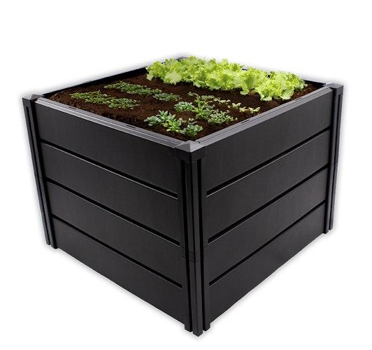 KHW Hochbeet Demeter Größe M - B 82 x T 82 x H 61 cm - 336 l