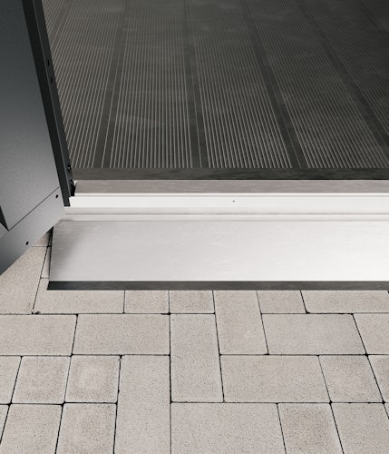 Hörmann Bodenrampe 1 flügelig Innen/Aussen für Gerätehaus Juno