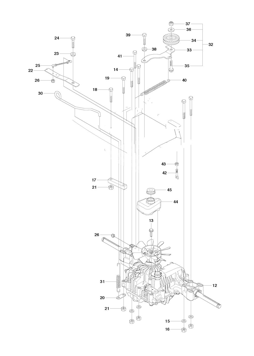 Explosionszeichnung Ersatzteile