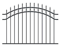 Alberts® Zaunfeld BordeauxZubehörbild