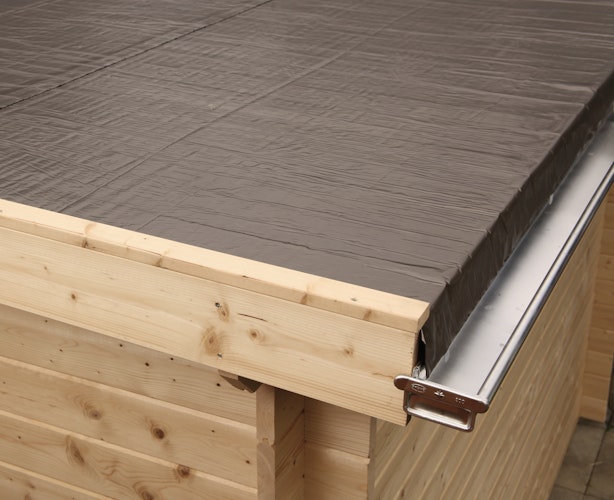 Wolff Finnhaus Aludachkastenrinnen-Set FD bis 300 cm mit 1 Fallrohr