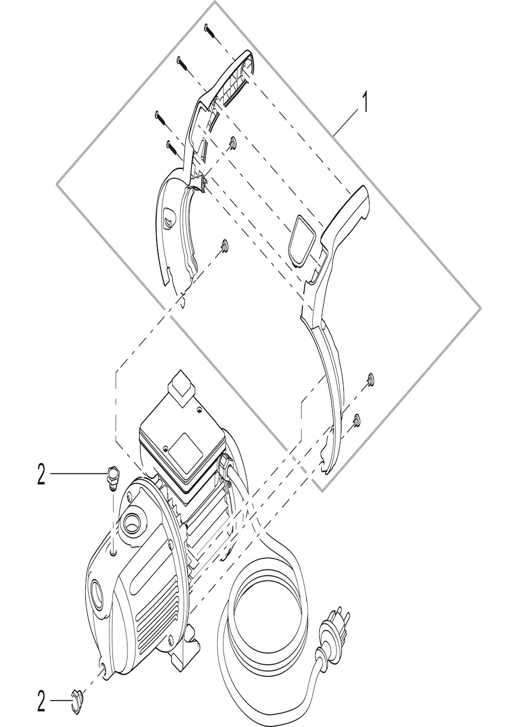 Explosionszeichnung Ersatzteile