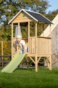 Vorschaubild EXIT Holzspielhaus Panorama 300 mit Rutsche