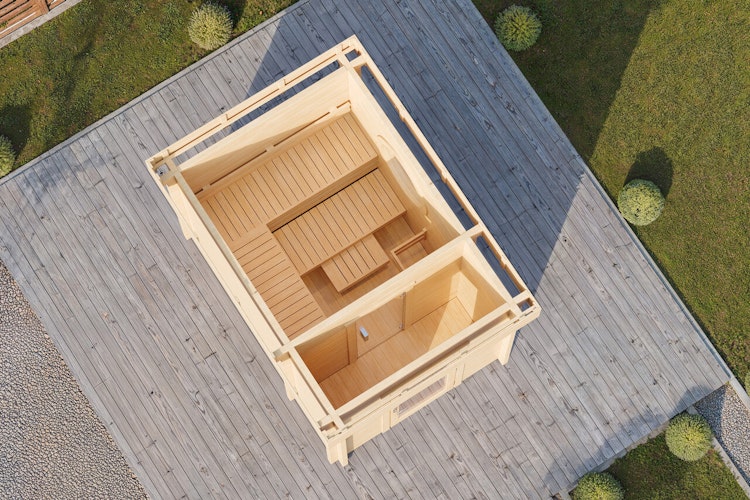 Wolff Finnhaus Saunahaus Toke 2232 - 70 mm