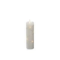 Konstsmide Weihnachtsbeleuchtung  LED Echtwachskerze cremeweiß 17,8cm