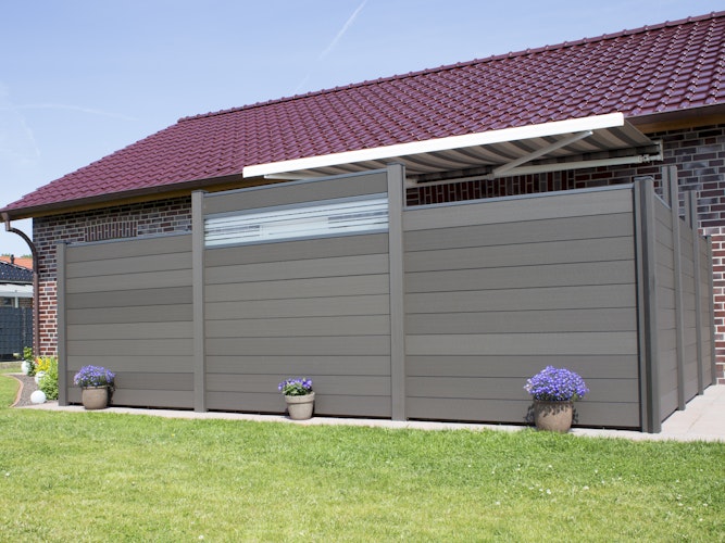 GroJa Solid Stecksystem Bausatz Quadratisch inkl. Glas-Designeinsatz 30cm