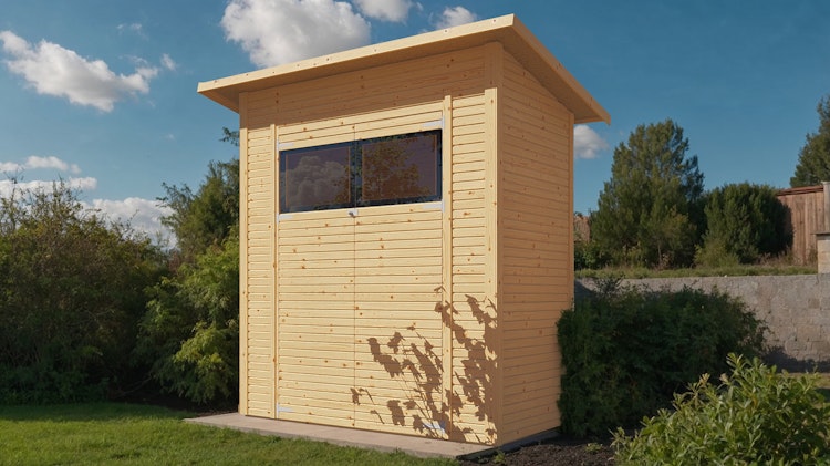 Bertilo Gartenhaus Pent Modern 1 - 18 mm