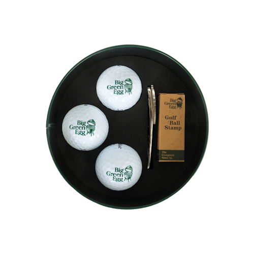 Big Green Egg Golf Geschenkbox - Pitchgabel / Ballmaker / Stempel / Tees / Golfbälle