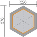 Vorschaubild Weka Pavillon 656 - Sparset inkl. Schindeln