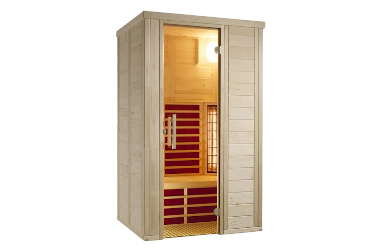 Infraworld Infrarotkabine Vario Natura 120 inkl. 5-teiligem gratis Zubehörset